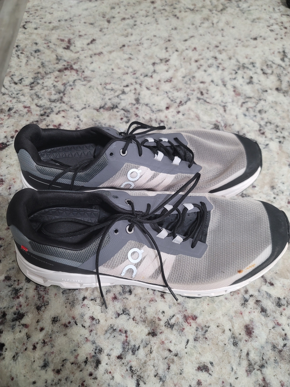 On Running Running Men’s Cloud Running Shoes in Grey and Black